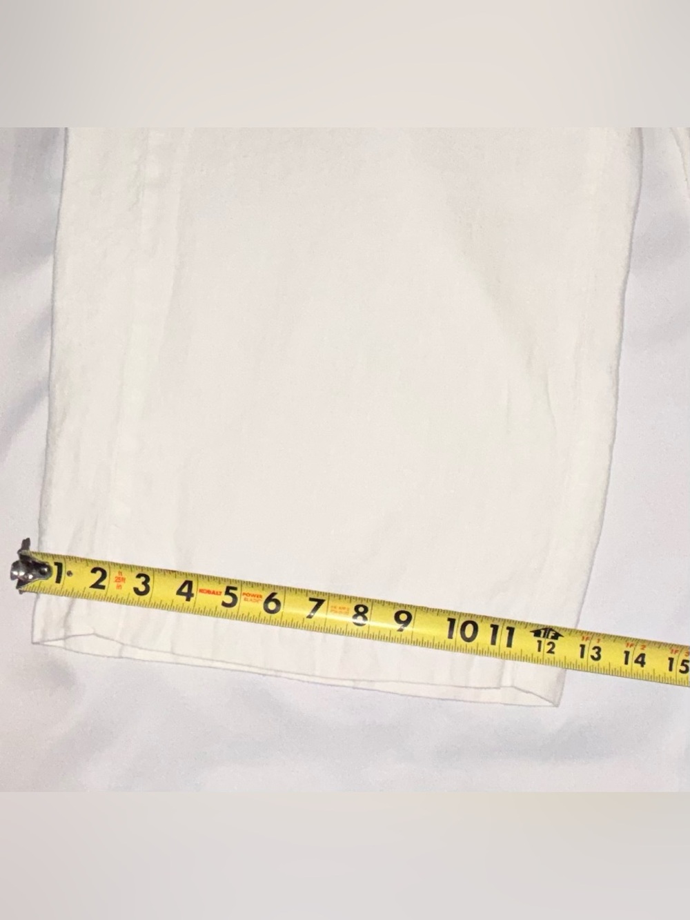 J. Jill White 100% Linen Blend Cropped Sailor Pants XL - Picture 11 of 13